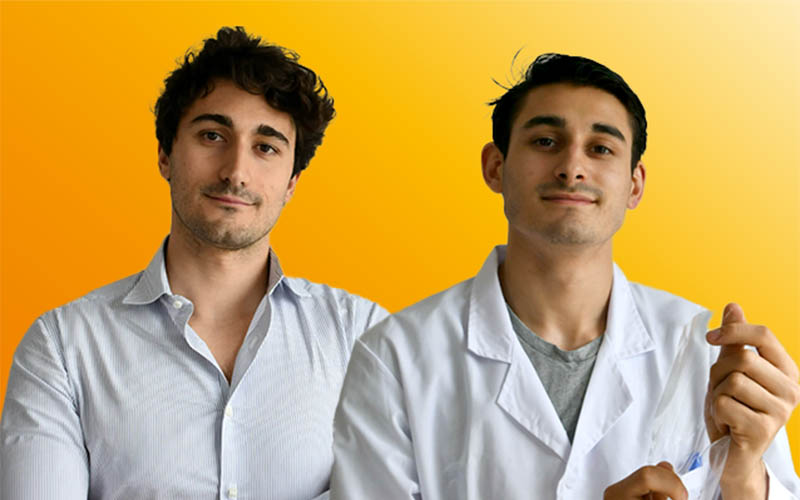 Carlo Fedeli and Thibaut Monfort-Micheo from team FlexSea.