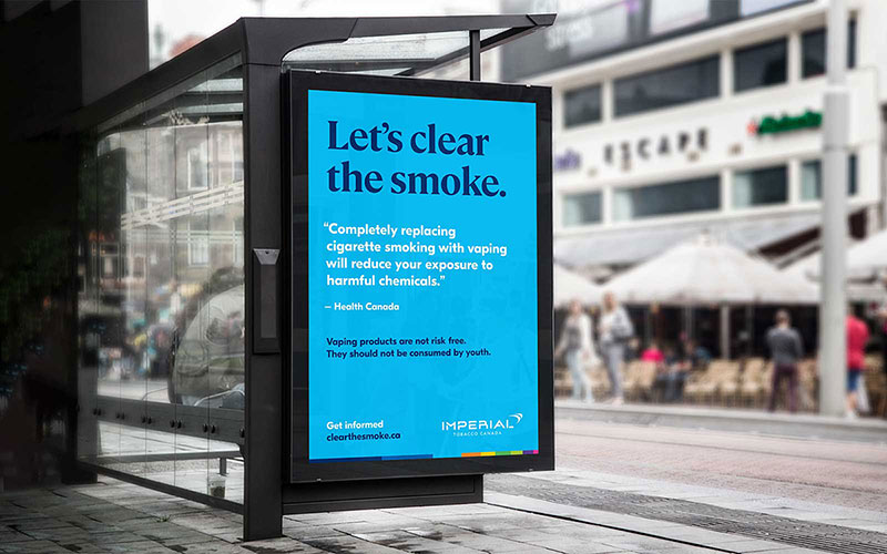 Let's clear the smoke poster