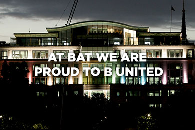 At BAT we are proud to b unitied.