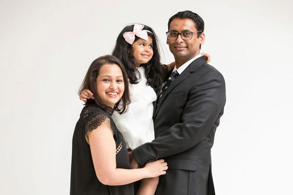 Thusitha and family